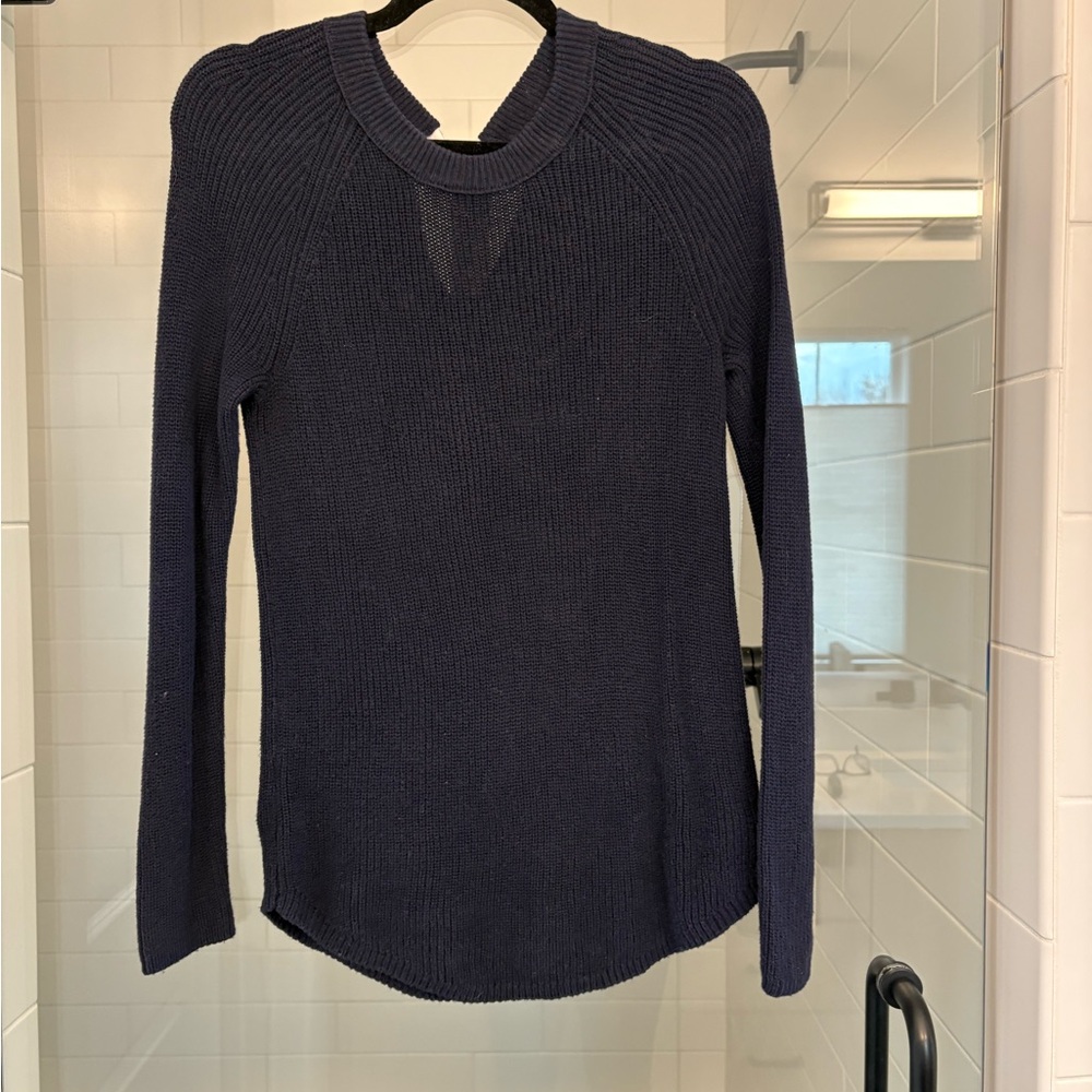 LOFT Deep Blue Knit Pullover